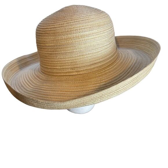 Scala Tan Packable Sun Protection Hat Women's One Size - Picture 1 of 12